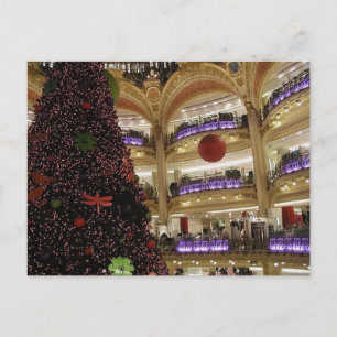 Christmas in Paris Postcard