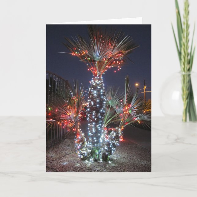 Christmas in Phoenix, Arizona Holiday Card (Front)