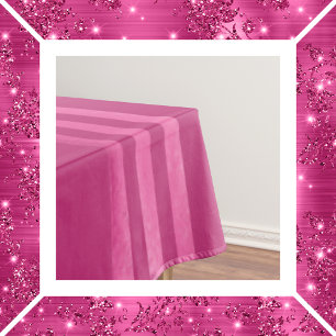 Christmas in Pink Tablecloth