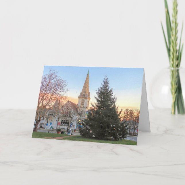 Christmas in Plymouth MA 2022 Thank You Card (Front)