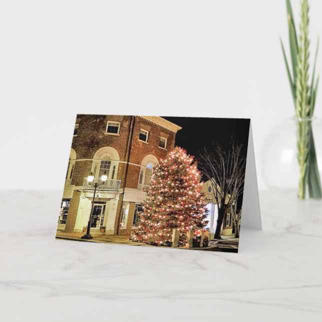 Christmas in Plymouth, MA Holiday Card (Front)