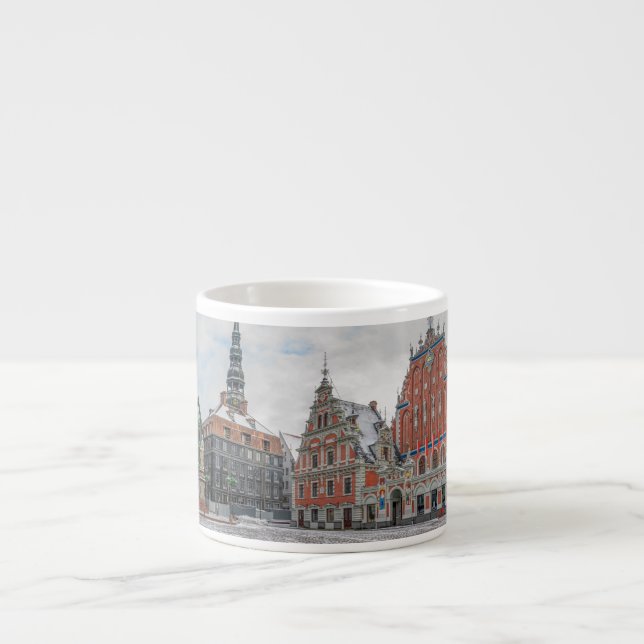 Christmas in Riga Latvia Espresso Cup (Front)