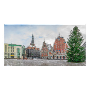 Christmas in Riga Latvia Photo Print