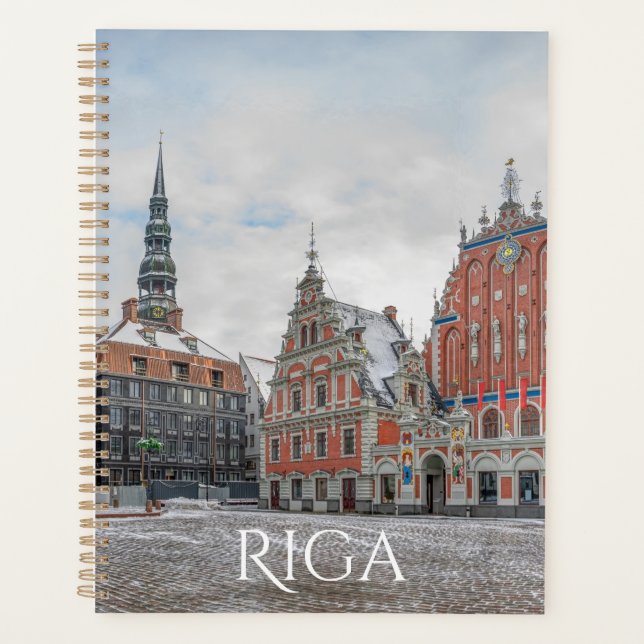 Christmas in Riga Latvia Planner (Front)