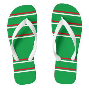 Christmas in San Diego Pair of Flip Flops