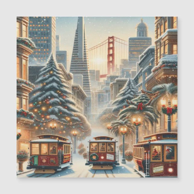 Christmas in San Francisco – Golden Gate (Front)
