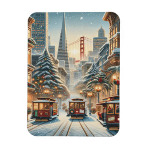 Christmas in San Francisco – Golden Gate Magnet
