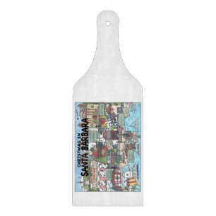 Christmas in Santa Barbara Cutting Board