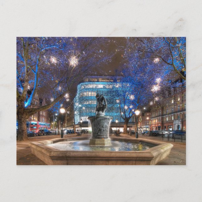 Christmas in Sloane Square Holiday Postcard (Front)