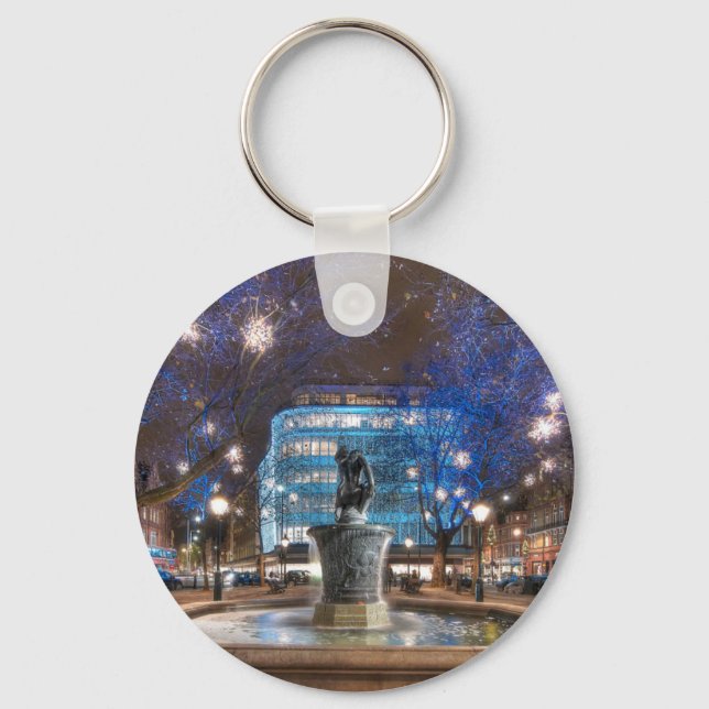 Christmas in Sloane Square Keychain (Front)