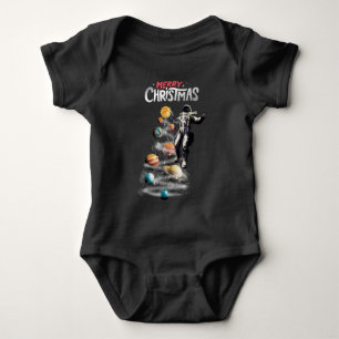 Christmas in Space Solar System Astronaut Invitati Baby Bodysuit