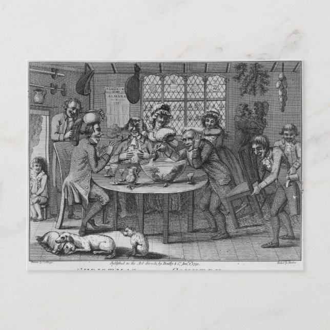 Christmas in the Country Holiday Postcard (Front)