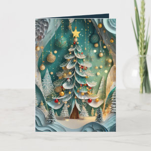 Christmas in the Forest Holiday Card