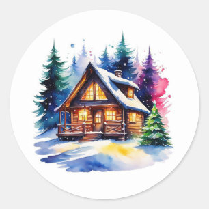 Christmas in the Forest Stickers