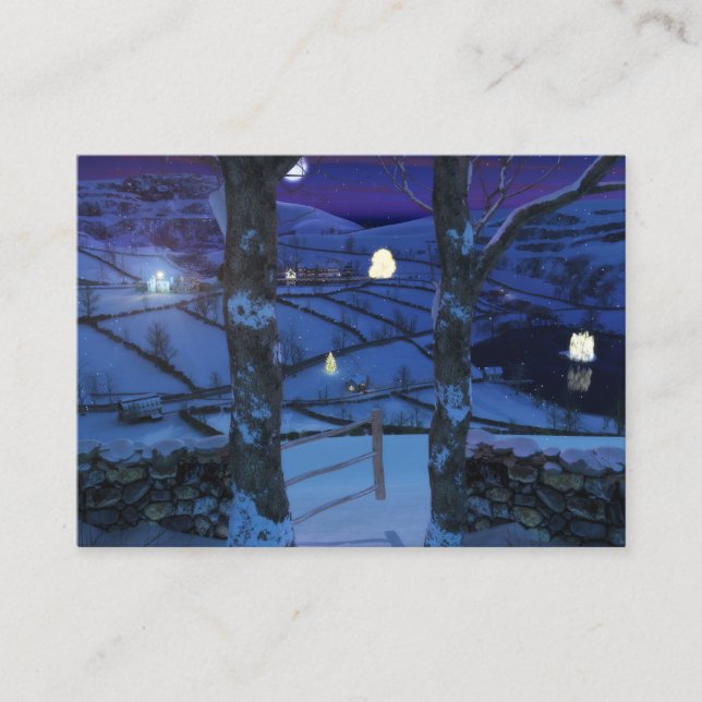 Christmas in the Glen Bookmarks Business Card (Front)