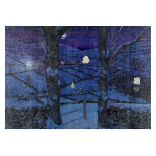 Christmas in the Glen Cutting Board (Front)