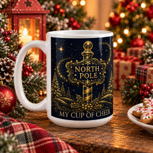 Christmas in the Stars   North Pole Coffee Mug