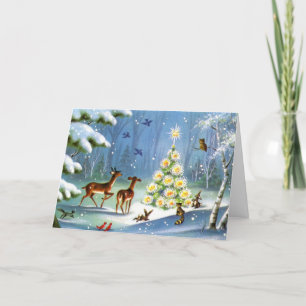 Christmas in the wild holiday card