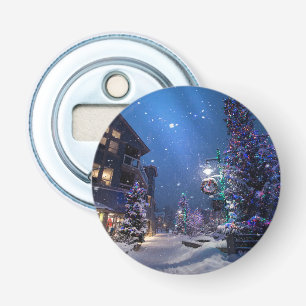 Christmas in Whistler Village, Canada Bottle Opener