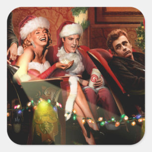 Christmas Interlude Square Sticker