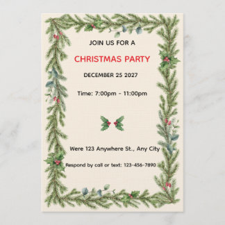 Christmas Invitation 