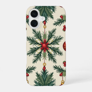 Christmas iPhone 16 Slim Fit Case, Glossy iPhone 16 Case