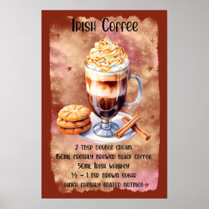 Christmas Irish coffee recipe Christmas  Poster