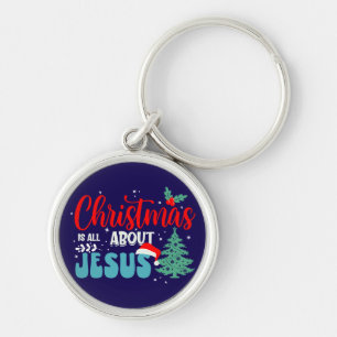 Christmas Is All About Jesus-43687 Keychain