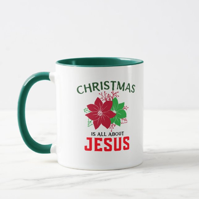 Christmas Is All About Jesus Mug (Left)