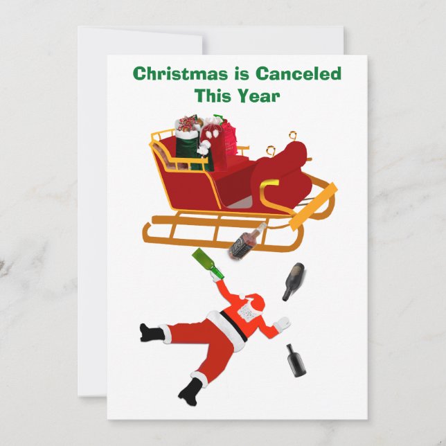 Christmas is Cancelled Card (Front)
