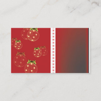  Christmas is coming  Business Card