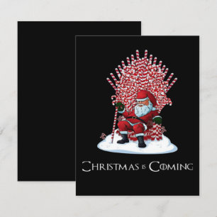 Christmas is coming enclosure card