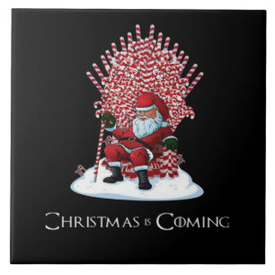 Christmas is coming tile