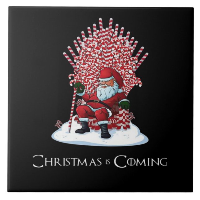Christmas is coming tile (Front)