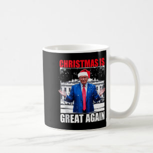 Christmas Is Great Again Xmas Pjs Funny Christmas Coffee Mug