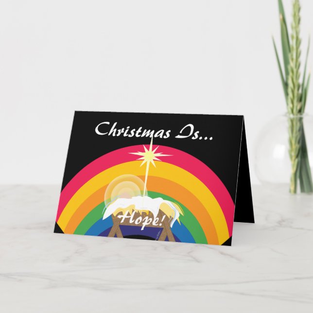 Christmas Is Hope!-Customize Holiday Card (Front)