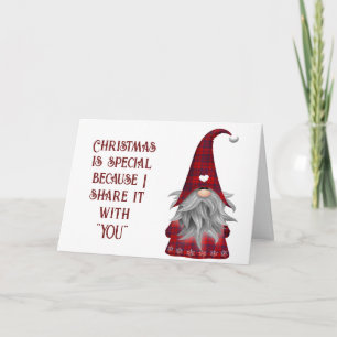 CHRISTMAS IS SPECIAL BECAUSE IT IS WITH "YOU" CARD