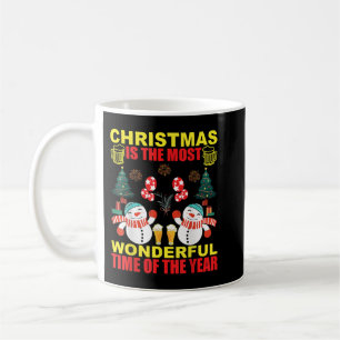 Christmas, is the most wonderful time of the year coffee mug