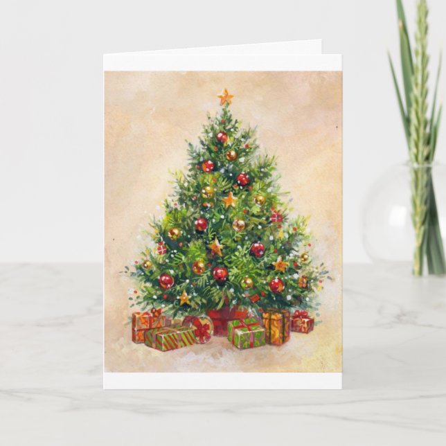 CHRISTMAS IS THE TIME OF GOOD CHEER HOLIDAY CARD (Front)