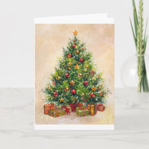 CHRISTMAS IS THE TIME OF GOOD CHEER HOLIDAY CARD