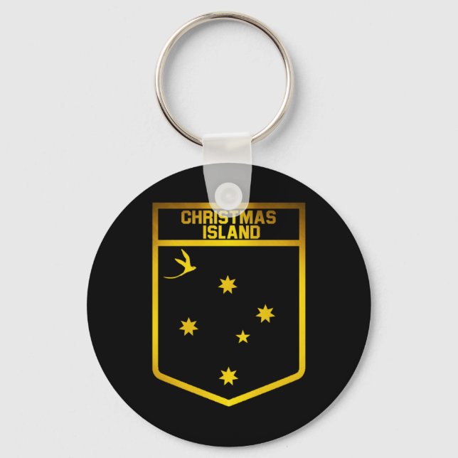 Christmas Island Emblem Keychain (Front)