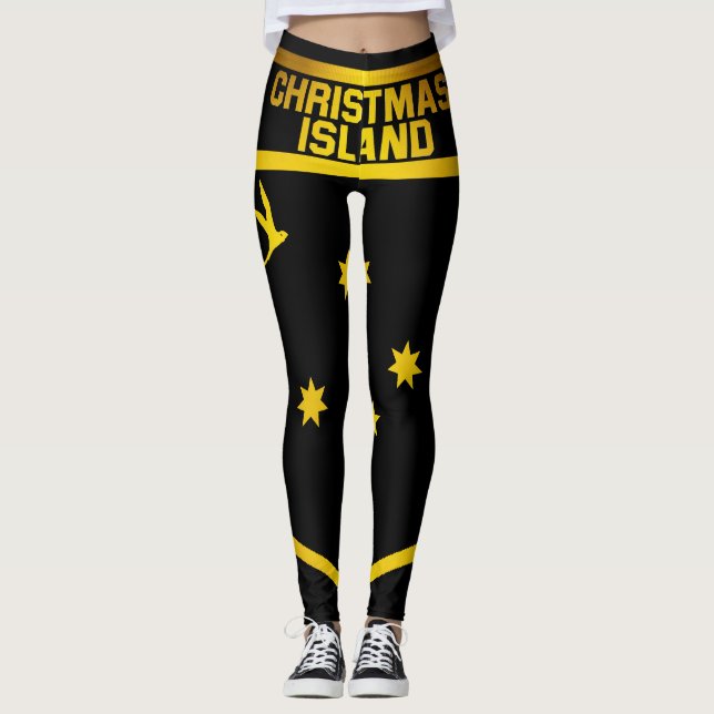 Christmas Island Emblem Leggings (Front)