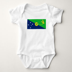 Christmas Island Flag Baby Bodysuit