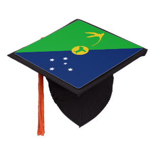 Christmas Island Flag Graduation Cap Topper