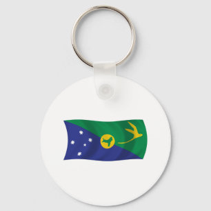 Christmas Island Flag Keychain