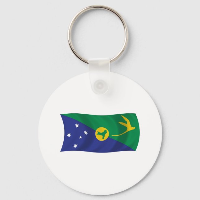 Christmas Island Flag Keychain (Front)