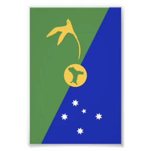 Christmas Island flag Photo Print