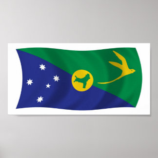 Christmas Island Flag Poster Print