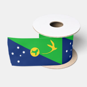 Christmas Island Flag Satin Ribbon