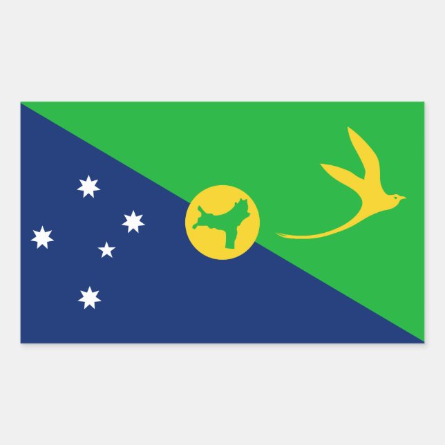 Christmas Island Flag Sticker (Front)